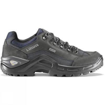 Zapatos Lowa Renegade II GTX LO Hombre - Gris Oscuro / Azul Marino - Chile QAK751938